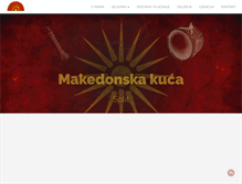 Tablet Screenshot of makedonska-kuca.com